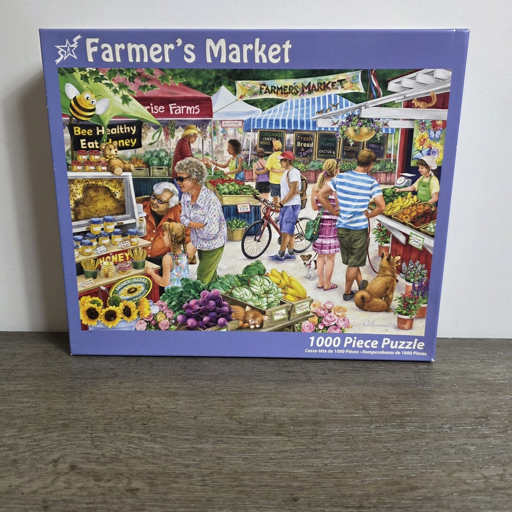 Farmer's Market - 1000 Piece Jigsaw Puzzle by Vermont Christmas Company